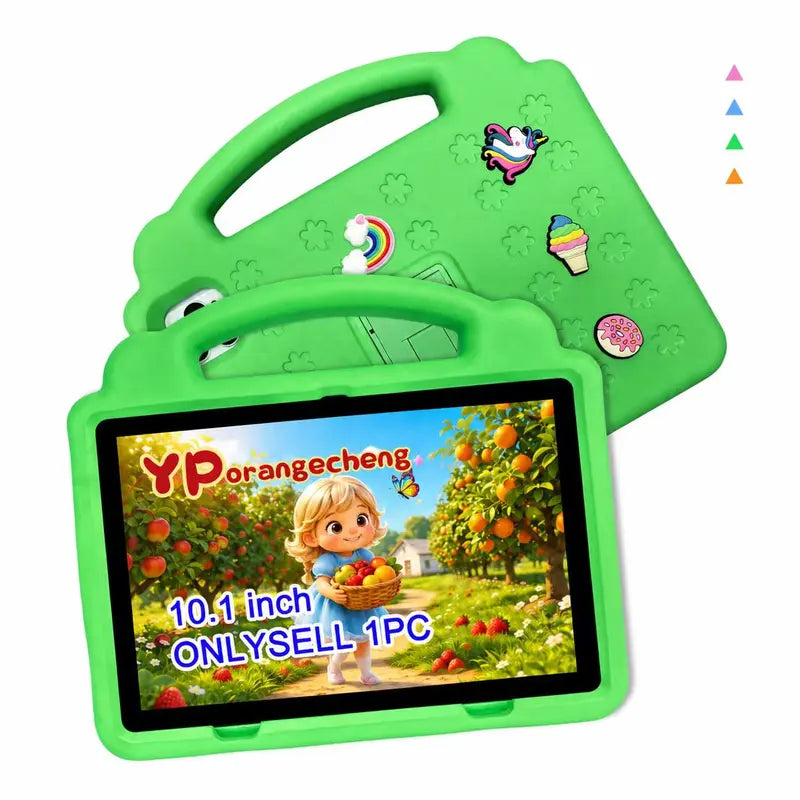 10.1In Chargeable Screen Children'S Learning & Entertainment Tablet, Android 12, 3+64GB Storage, 4000Mah Battery, 2+5 MP Dual Cameras, Shockproof, Bluetooth, Wifi, Parental Control, Holiday Gifts, No Adapter (Tiktok Shop Fall Deals, 2026 Stockup)