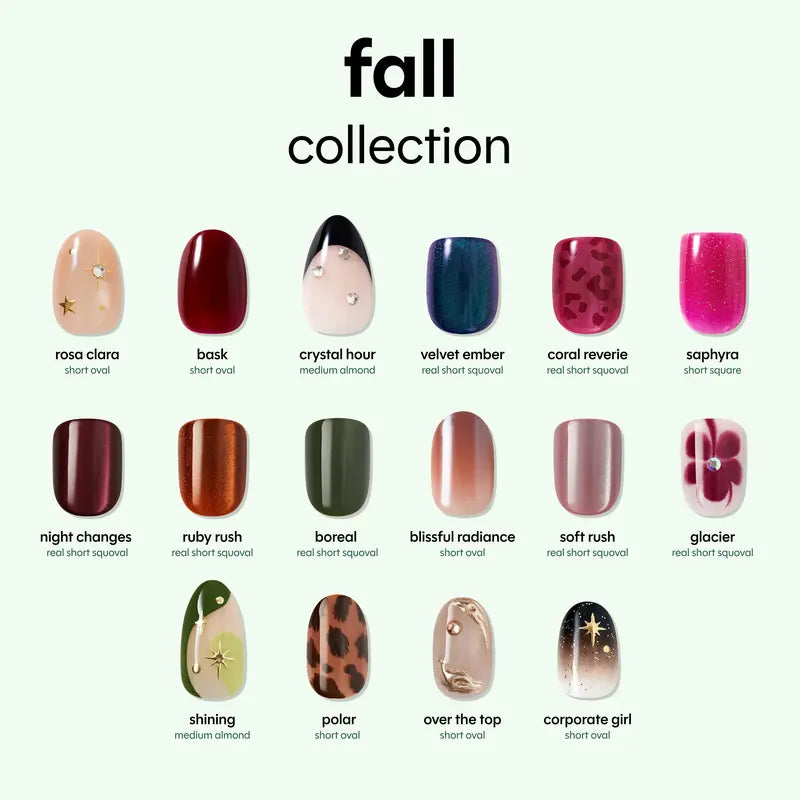 Impress Fall No Glue Press on Nail Collection