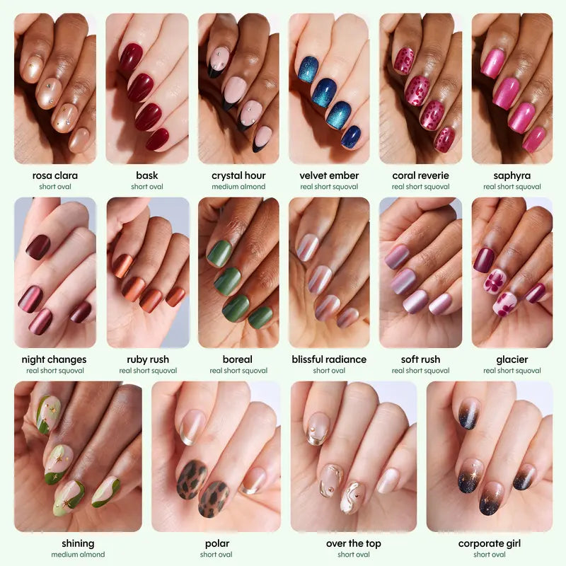 Impress Fall No Glue Press on Nail Collection